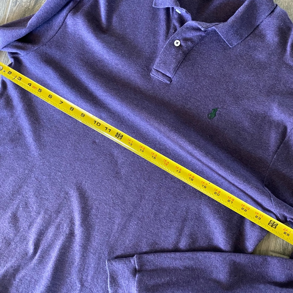 Polo by Ralph Lauren Men’s Long Sleeve Polo Top 🟣 - Picture 5 of 6